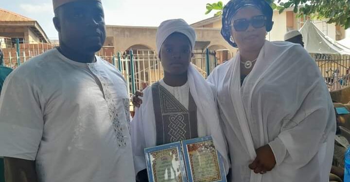 OYO LAWMAKER, COMFORTER JOINS THE IKOLABA MUSLIM COMMUNITY TO CELEBRATE THE WALIMATUL QURAN CEREMONY UNDER USTADTH NAHEEM AJISAFE