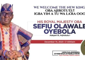 Oyo Rep, Oshine Felicitates Aseyin on Receipt of Beaded Crown, Staff of Office