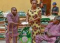 Yuletide : Mrs Makinde doles out cash gifts, food items to SAPDAN