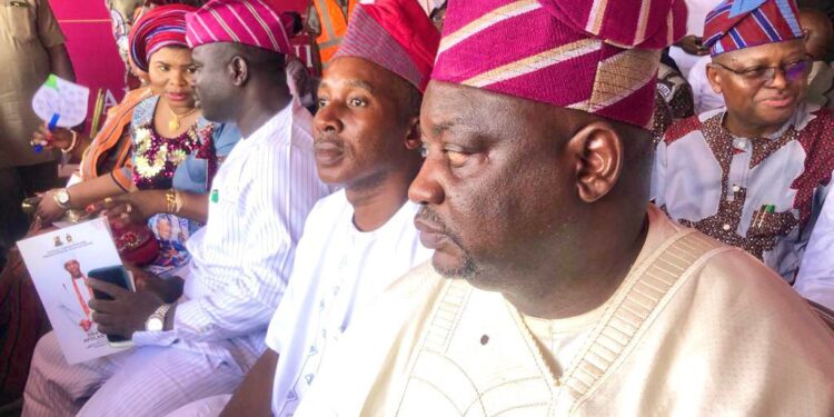 PHOTOS: Four Oyo lawmakers in Ogbomoso congratulate Oba Ghandi Olaoye