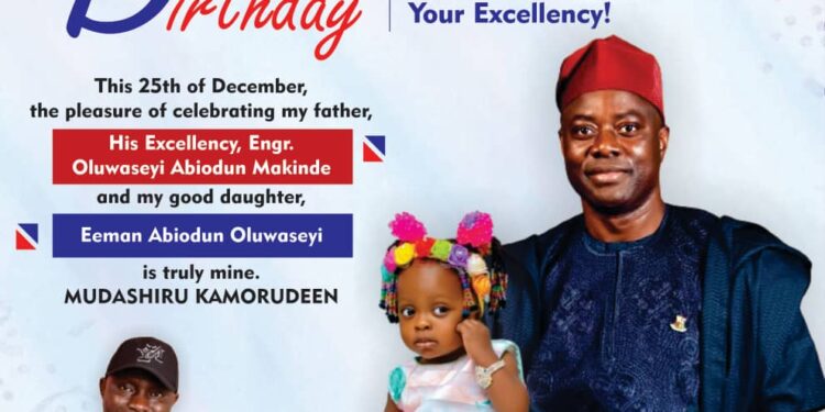 Double Celebration as PDP Chairmanship Candidate for Lagelu Local Government Mudashiru Kamorudeen Extol GSM @56, Celebrate Daughter who Shares Birth Date with the Peoples Governor