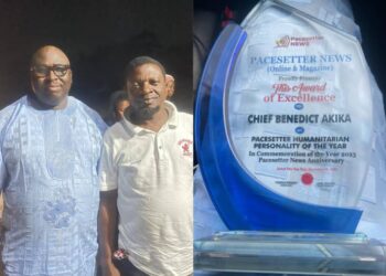 Humanitarian Personality award of the year: Renowned Geophysics Associate Professor, Onifade Yemi Sikiru Congratulate Chief Benedict Akika   …Urges Him To Persist in his benevolent endeavors