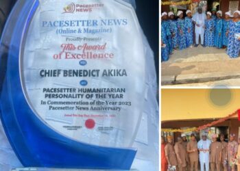 Group Congratulates Chief Benedict Akika On Award of Excellence on Pacesetter Humanitarian Personality