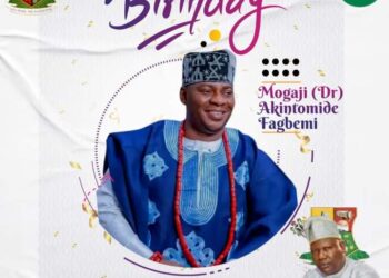 Birthday: Oyo Lawmaker Olalere Felicitates with Mogaji Dr. Stephen Akintomide Fagbemi, On His Birthday.