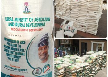 New Year: Rep. Agboworin Distributes Rice, Cash To Constituents, Urges Commitment To Collective Prosperity, Growth And Development.