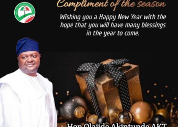 Oyo Lawmaker Akt Extends Warm New Year Greetings To The People Of Lagelu LG