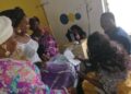 FIRST LADY IBSWLG Mrs Mojoyinola Akande RECEIVES FIRST BABY OF THE YEAR AT STATE HOSPITAL ADEOYO WITH JOY