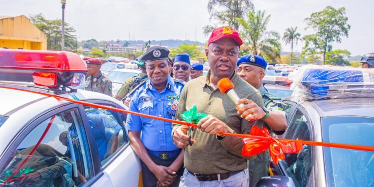 Just In: Makinde donates additional 100 patrol vehicles to security agencies, assures them of support