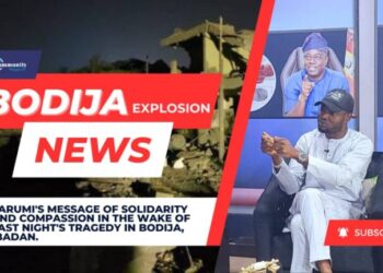 Ibadan Explosion: Sarumi’s Message of Solidarity and Compassion in the Wake of Last Night’s Tragedy in Bodija, Ibadan.