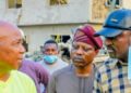 PHOTO NEWS : Oseni visits scene of Ibadan explosion
