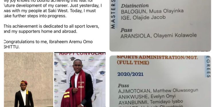 Breaking news- CONFUSION AS APC CANDIDATE FOR SAKI-WEST State constituency run-off election ( Hon.shittu Ibrahim ) in certifacate discrepancy