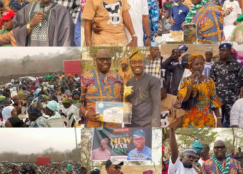 Akinyele/Lagelu Agog As Chief Benedict Akika Host OBF  New Year Party, Receives 2 Community Development Awardz