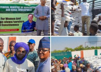 SMATO commences distribution of palliatives in Ogooluwa/Surulere after arrival (PHOTOS)
