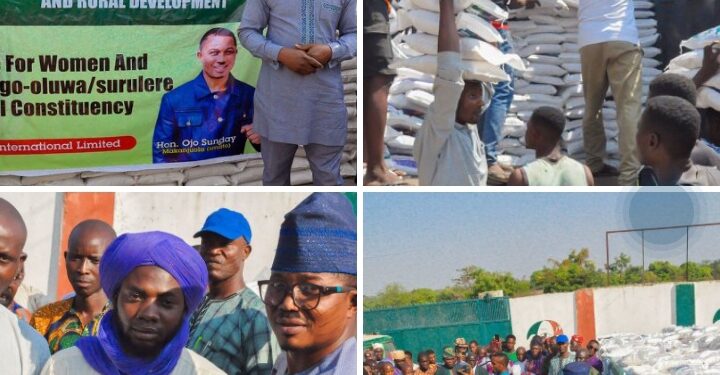 SMATO commences distribution of palliatives in Ogooluwa/Surulere after arrival (PHOTOS)