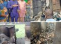 Oyo Lawmaker Adebayo Babajide Gabriel, Ibadan North PDP Chairmanship Candidate, Hon. Olufade Oluwaseun, Visit Sango Market After Devastating Fire Outbreak