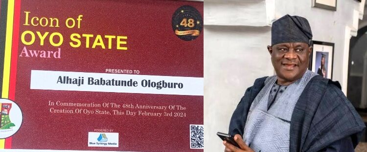 Oyo Philanthropist Ologburo Honoured As Icon of Oyo State