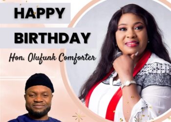 Hon. Lanre Sarumi felicitates Hon. Olufunke Comforter on Her Birthday