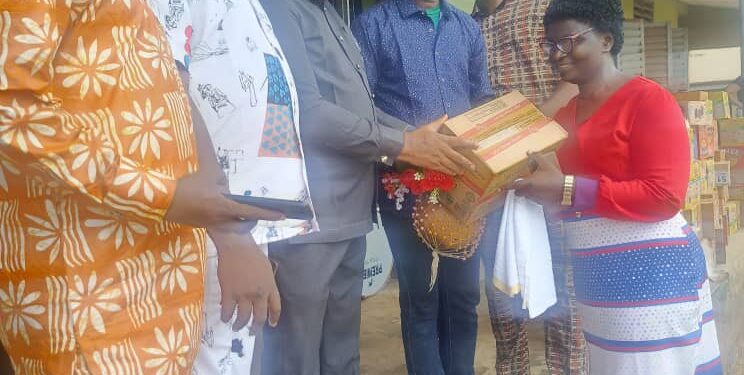 Olatunji, Olufade, Akinleye, Kamorudeen, Dr. Kolapo Glorious Donates Food Items to HLA Handicapped School in Honor of Otunba Seye Famojuro’s 51st Birthday