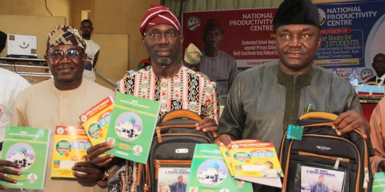 Oyo Commissioner, Dare Adeleke, TESCOM Chairman, Others Shower Encomiums On Agboworin Over Distribution Of Education Materials