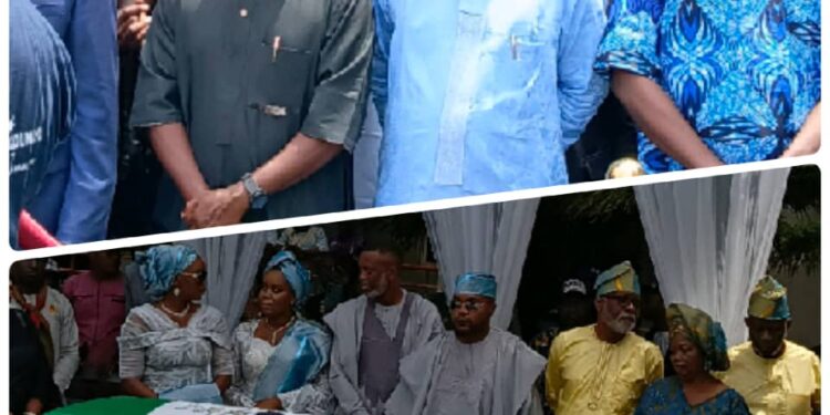 PHOTOS: Tributes flow as Makinde attends Akeredolu’s Lying in State & Commendation Service