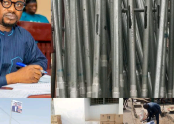 Oyo Lawmaker Babalola Abiodun Illuminates Constituency 1 With 100 Solar Streetlights