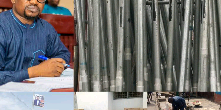 Oyo Lawmaker Babalola Abiodun Illuminates Constituency 1 With 100 Solar Streetlights