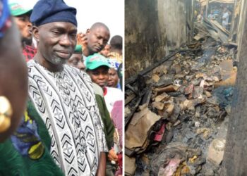 Oyo Rep Member, Agboworin, Visits Scene Of Orita Aperin Market, Sympathizes With Victims, Donates N500,000
