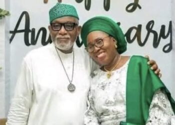 Former Ondo First Lady, Betty Lambasts ‘So-Called Friends’ Of Akeredolu In Her Tribute To Late Governor