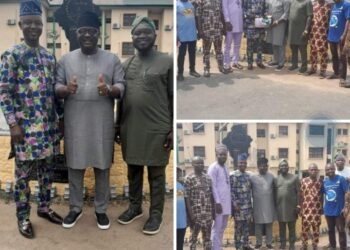 PHOTOS: Ona-Ara PDP Candidates Pays ‘Thank You’ Visit To Oyo Deputy Speaker, Hon. Fadeyi