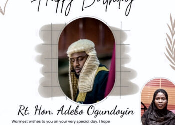 Birthday: You’re a Cynosure to Nigeria Youth, Oyo Commissioner for Youth and Sports Extols Rt. Hon. Adebo Ogundoyin