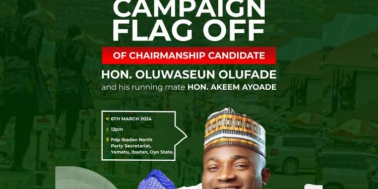 2-Day Countdown to Official Campaign Flag-off of Ibadan North PDP Chairmanship Candidate, Hon. Oluwaseun Olufade*