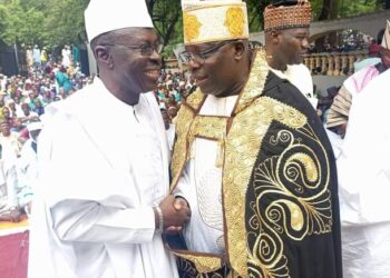 PDP DNC, Arapaja Felicitates De-Damak, Wife on Their Conferment as Aare & Yeye Aare of Ibadanland.