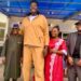 PHOTOS: Oyo Deputy Gov receives Ibadan-born Tallest Basketball player