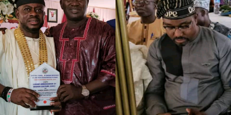 He promoting culture and maintaining peace in the society, OTOPE Congratulates SANDA On ‘Grand Ambassador Of Ibadan Culture’ Title