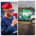 LG Poll: Oyo Works Commissioner, Prof Sangodoyin, donates branded campaign bus, cash gift to North East/South East Campaign, Ogunremi Ogunremi