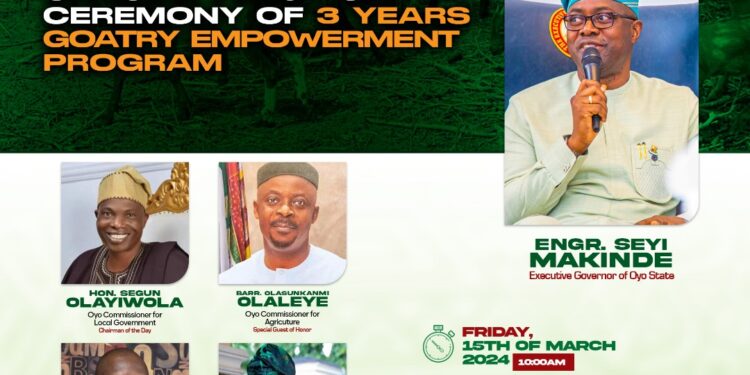 Official Flag off of GSM Livestock Farmers’s Initiatives Holds March 15  in Oyo, Sponsored By Oloye Ologburo