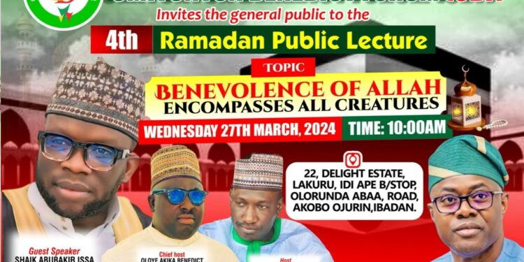 Ramadan: Omituntun Benedict Forum (OBF) Felicitate Muslims, To Hold Lecture March 27