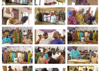 LG POLL: Royal fathers and traditional Worshippers Declares support for Re-election of OOT