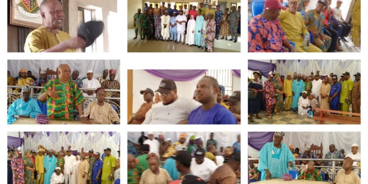 LG POLL: Royal fathers and traditional Worshippers Declares support for Re-election of OOT