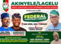 PDP Calls for Massive Turnout at Akinyele-Lagelu Federal Constituency Mega Campaign Flag-off (Tuesday, 2nd April 2024 )*