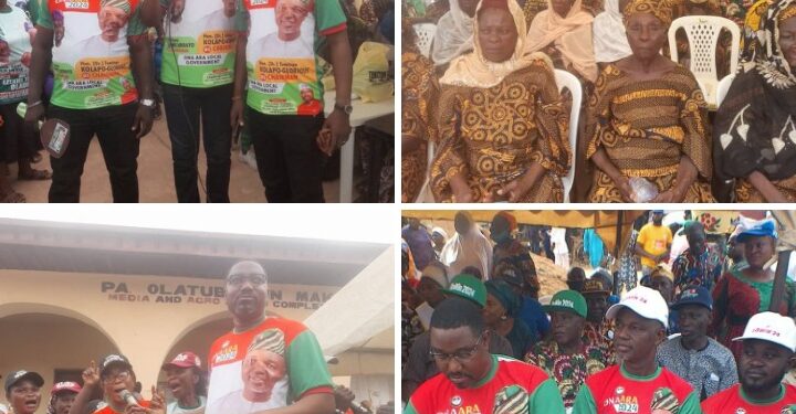 LG Poll: Excitement in Ajia As GLOWIN Campaign Team Visits Traditional Council, OTOPE Distributes Foodstuffs to People