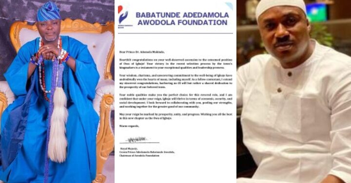 Awodola Foundation Felicitates New Owa of Igbajo, Prince Dr. Makinde