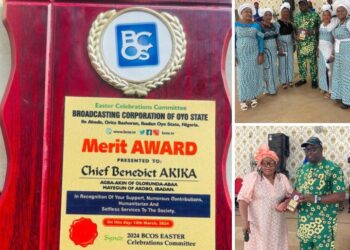Breaking: BCOS Bestows Merit Award on Chief Benedict Akika for Exceptional Humanitarianism and Community Service