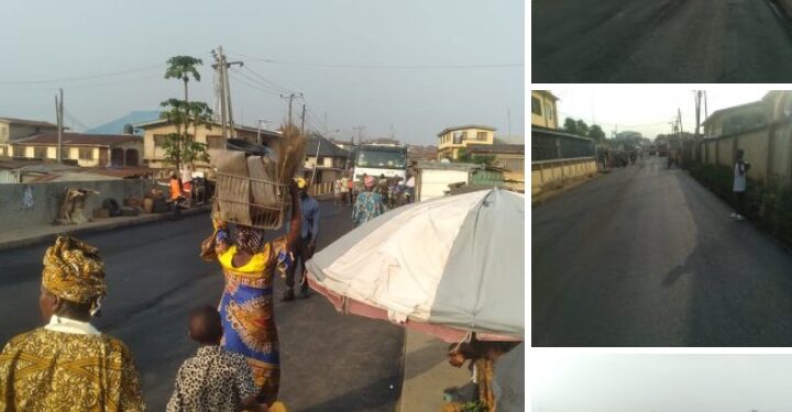 Idi-Arere, Popoyemoja, Akuro and Lodge junction residents Laud Akande, Commend Makinde on Road Rehabilitation in Ibadan South West Local Government