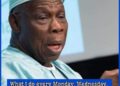 What I do every Monday, Wednesday, Friday – Obasanjo