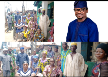Oyo lawmaker, Abiodun Babalola  pay a courtesy Visit to people with disabilities in Ibadan North East and Donate Cash