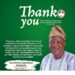 Thank You my good people of Ogbomoso North— Chairman elect, Ogunlade 