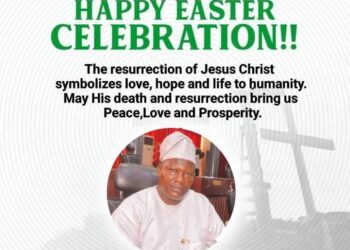 Easter Celebration: Oyo Lawmaker D-Al-Ameen rejoice with Christians and encourage them to embrace the Virtues Exemplified by Almighty God.