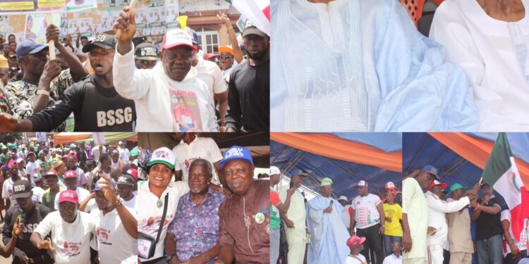 LG Election: Ogbomoso North PDP Chairmanship candidate, Ogunlade receives party flag, thanks Gov. Makinde, others