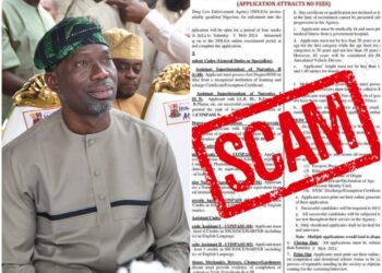 Agboworin Reacts To Fake NDLEA Recruitment Advert, Says It’s Scam*